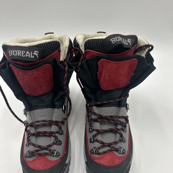 Boreal PAMIR Boot Men\'s Size 6.5 Winter Boot BLACK RED main image 8